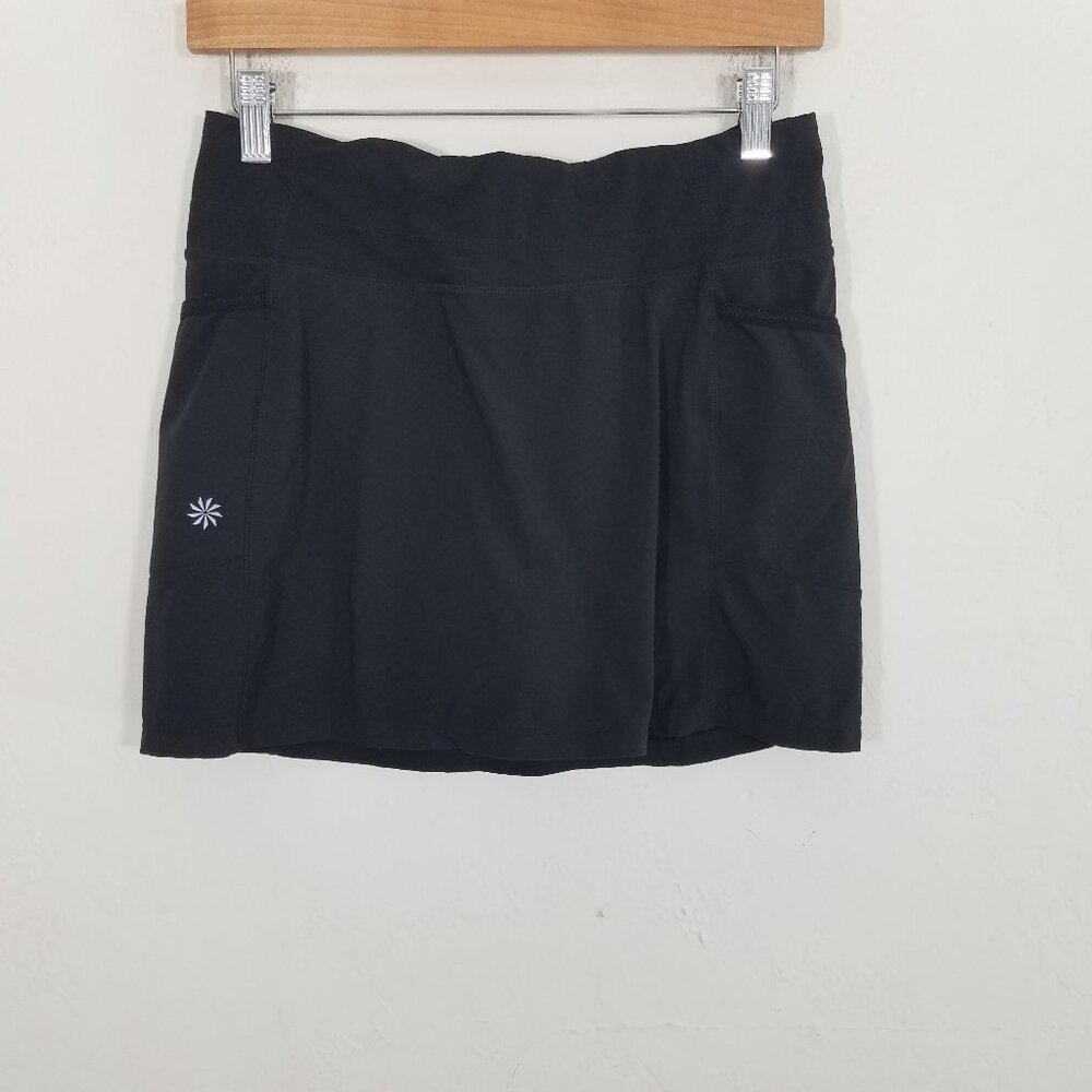 Athleta Skirt/Skort Black with Side Pockets Size XS